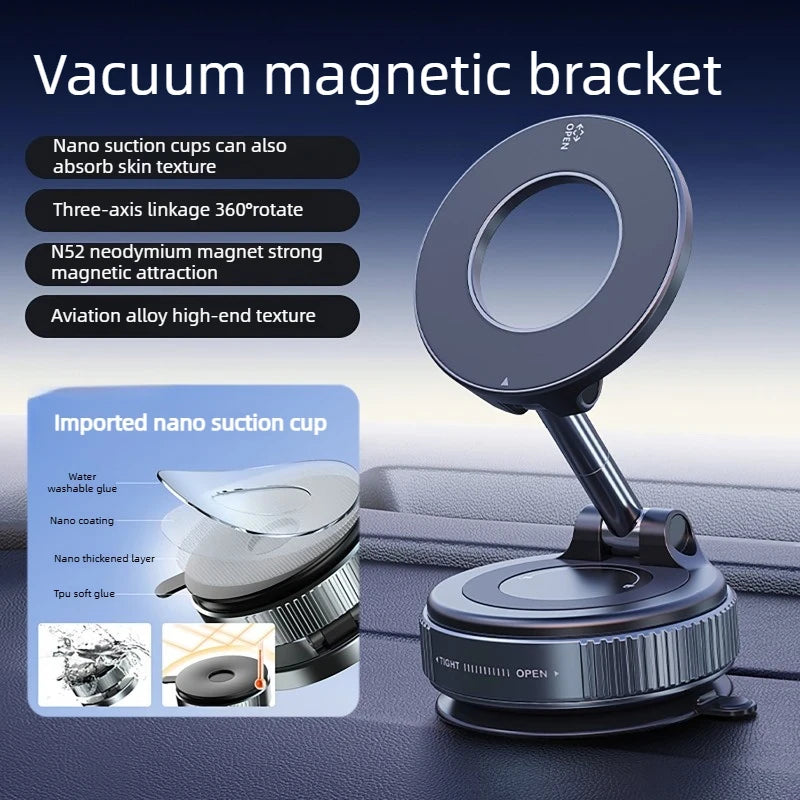 Minimalist Magnetic Car Phone Mount