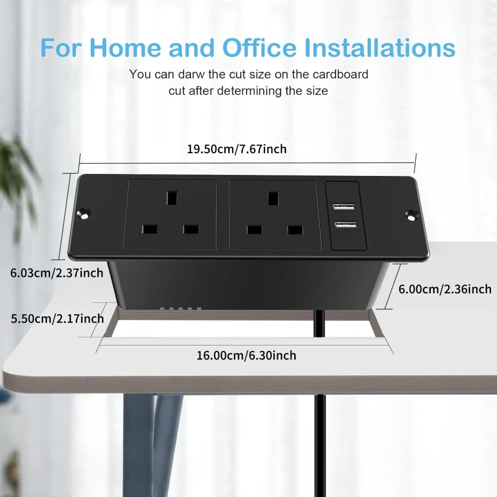 Recessed Sofa Power Strip