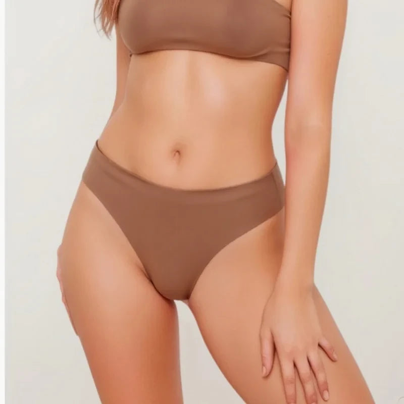 Ice Silk Seamless Brazilian Panties 4-Pack