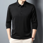 Long Sleeve Knit Polo