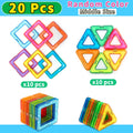 Kids Magnetic Building Blocks STEM construction toy set — 20 pieces
