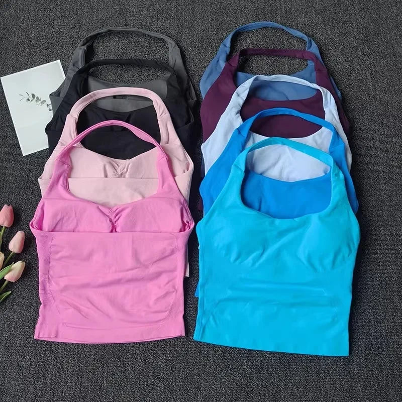 Padded Cotton Tank Top
