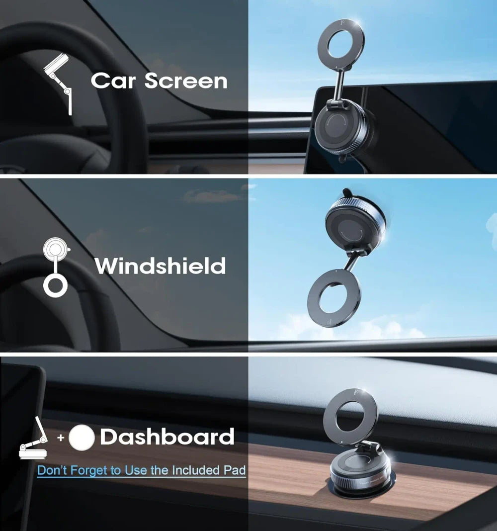 Vacuum Magnetic Phone Mount