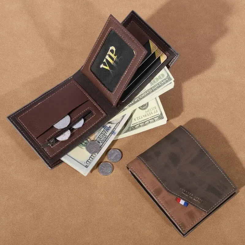 Vintage Leather Organizer Wallet