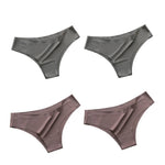Ice Silk Seamless Brazilian Panties 4-Pack
