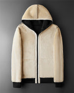 Fleece Lined Hooded Winter Jacket