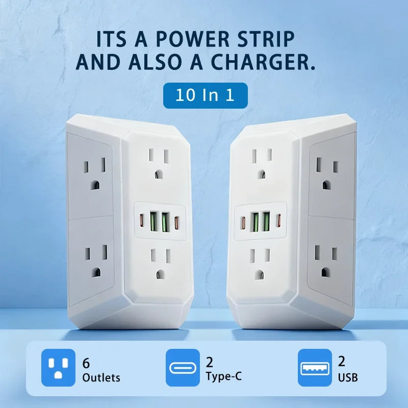 Universal Multi Socket Wall Charger