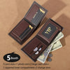 Vintage Leather Organizer Wallet
