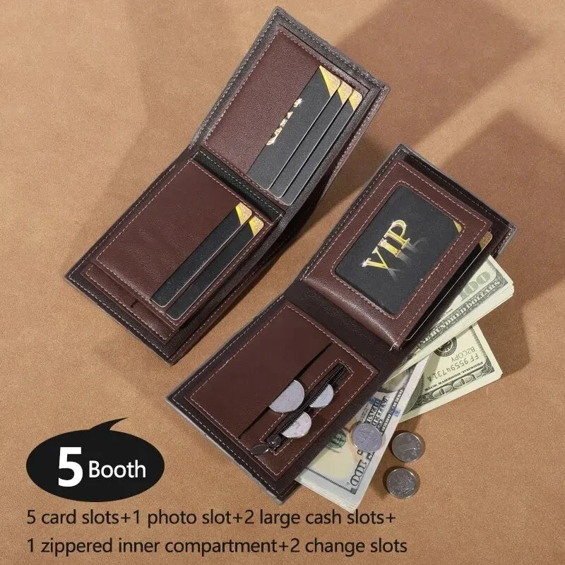 Vintage Leather Organizer Wallet
