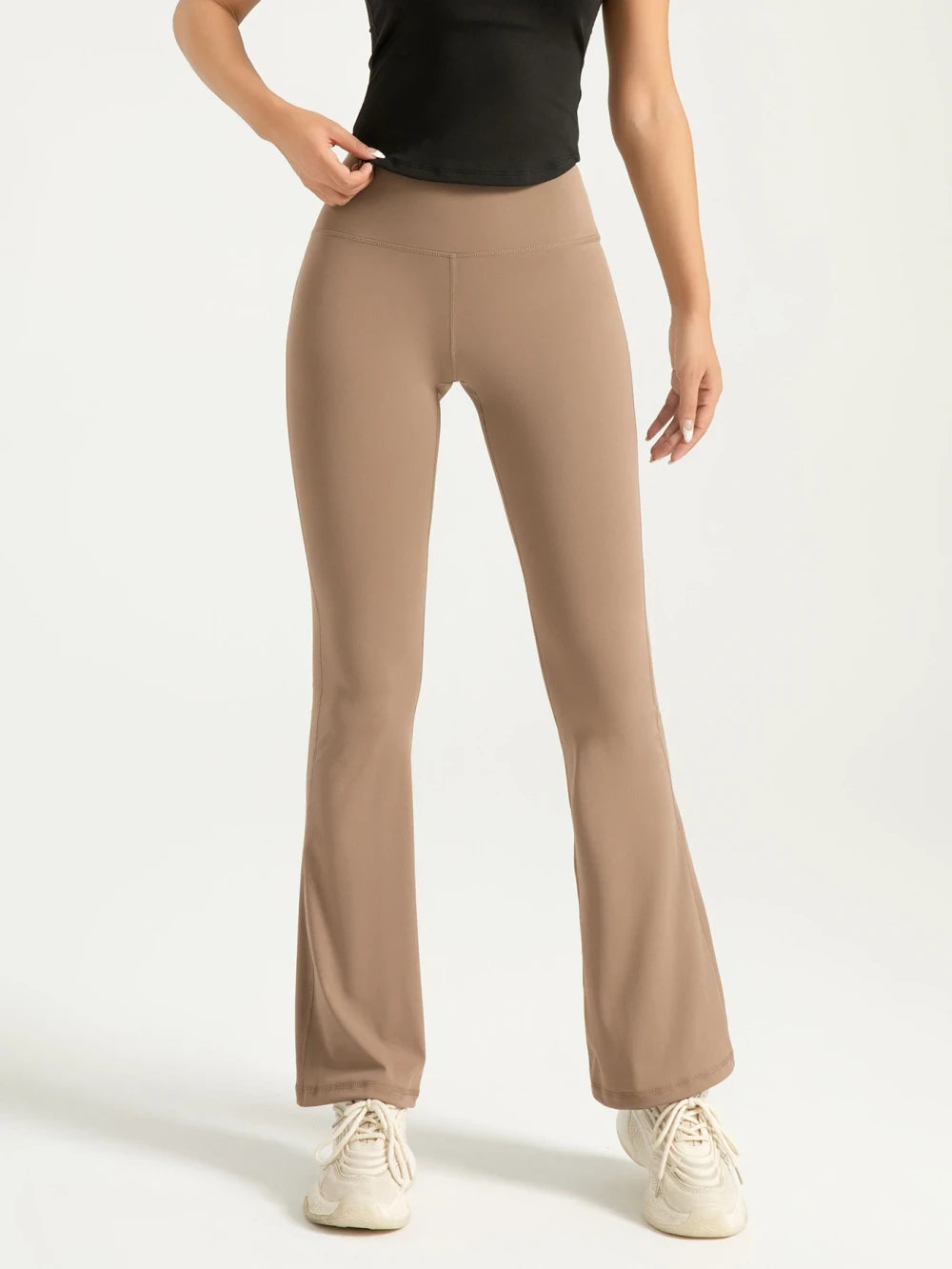 High Waisted Flared Yoga Pants
