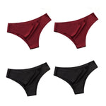 Ice Silk Seamless Brazilian Panties 4-Pack